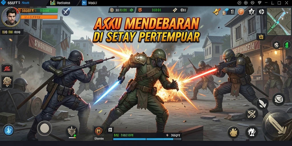 Tampilan epic dari pertempuran mendebarkan di 666FF.