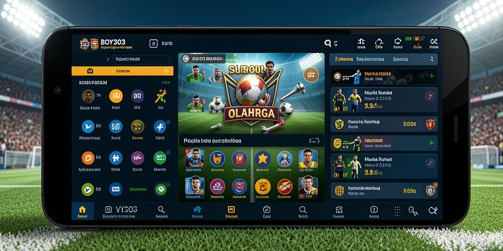 Tampilan gameplay Sportsbook yang menarik dan interaktif.