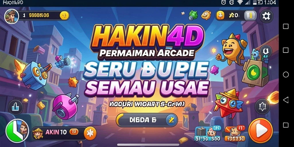 Tampilan gameplay seru dari HAKIN4D dengan aksi cepat dan tantangan menarik.