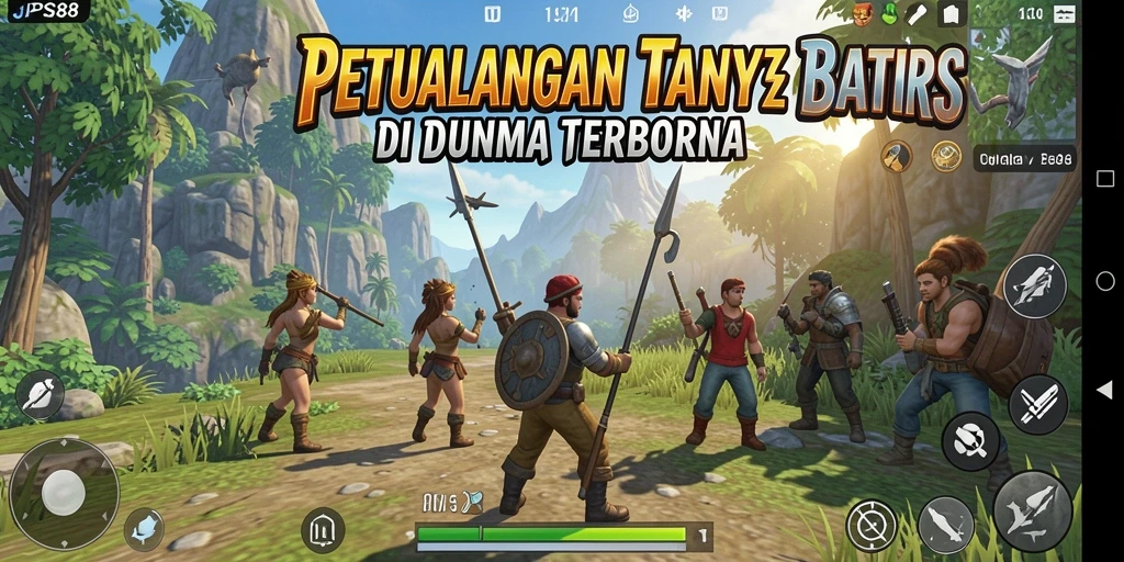 Gameplay mendebarkan dalam dunia terbuka JPS88.