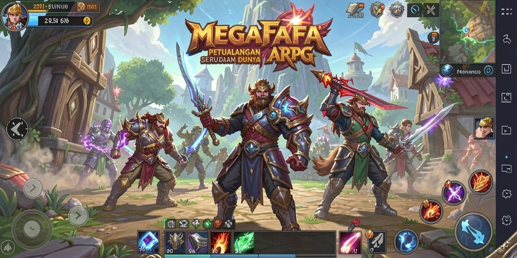 Gameplay seru dan grafis mengagumkan di MEGAFAFA.