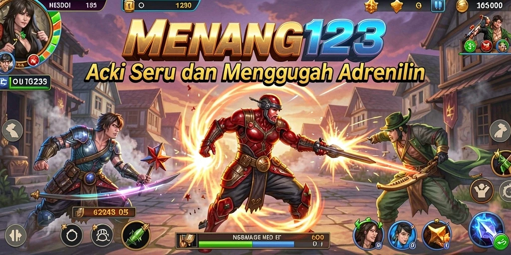 Screenshot MENANG123 menunjukkan aksi seru di setiap level permainan.