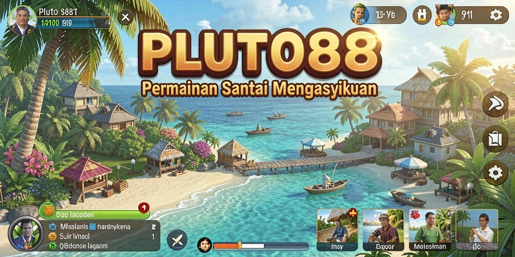 Screenshot <strong>PLUTO88</strong> menunjukkan gameplay menyenangkan dan penuh warna.