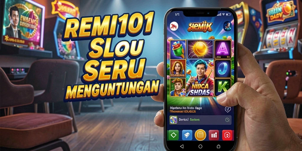 Tampilan gameplay Slot penuh warna dan menarik di REMI101.
